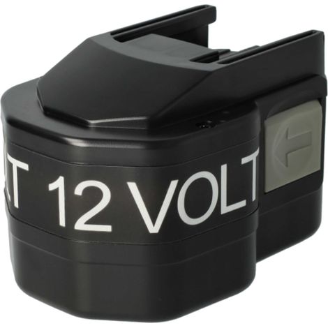 vhbw Akku kompatibel mit Milwaukee PPS12 Power Plus, PPS12PP, PSG12 Power Plus, PSG12PP, PSM12PP Werkzeug (3300 mAh, NiMH, 12 V)