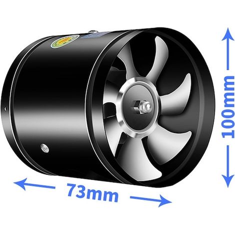 Extracteur d'air gainable compact Cozevdnt, 4/6/8 pouces, 2800 tr/min, 174 m³/h, silencieux 50 dB (1/5)