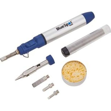 BlueSpot 8pc Micro Adjustable Soldering Iron Terminal Electronics With Tips Set