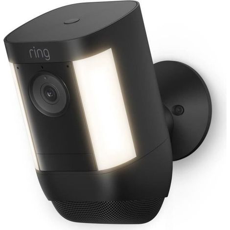 Caméra de Surveillance - RING - Spotlight Pro Batterie - Noir - Vision nocturne - HD 1080p - Sans fil (1/5)