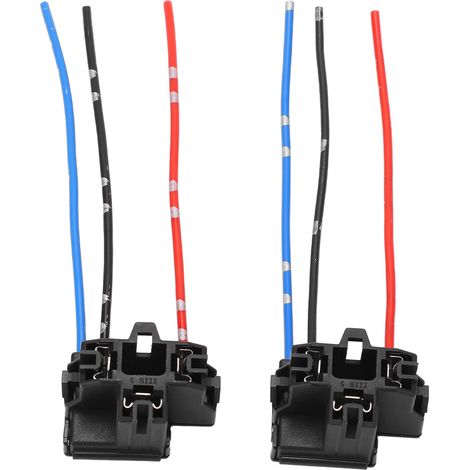 Connecteur femelle H4-3 LED pour phares, lot de 2, résistant chaleur/corrosion, prise de faisceau auto, bateau, remorque (1/5)