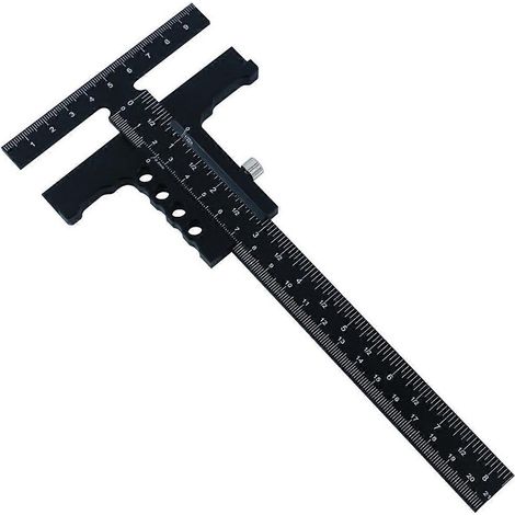 Anreißlehre für Holzbearbeitung - Gleitanreißlehre aus Aluminiumlegierung B--