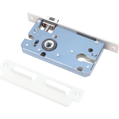 Serrure de porte intérieure mécanique de style européen élégant en aluminium spatial (1/5)