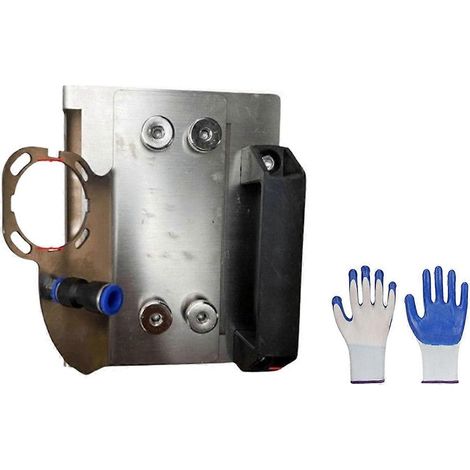 Support pour meuleuse d'angle pour la découpe de chanfreins à 45° de carrelage -- (1/5)
