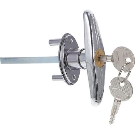 Kit de verrouillage pour porte de garage poignée en T (1/5)