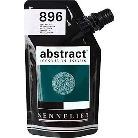 Peinture acrylique en sachet - vert phtalo - 500ml - Sennelier (1/2)
