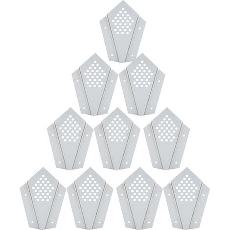 Lot 10 portes ruche – acier inoxydable – entrée – outil apiculture – accessoires (1/5)