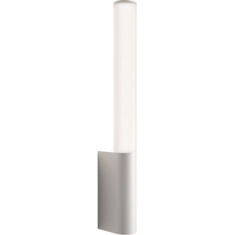Sticks Lampada da parete LED a luce diffusa in alluminio bianco opaco, temperatura colore selezionabile 2200K-4000K, IP54, altezza 43 cm, 14W (1/3)