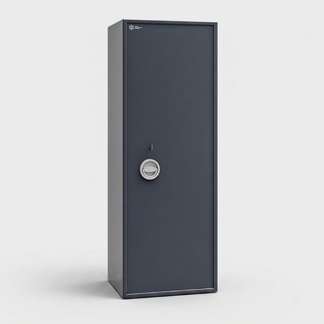 Armadio blindato portafucili di sicurezza Siegen Max Kombi S1 Imp 45x35 - Grigio Scuro (1/4)