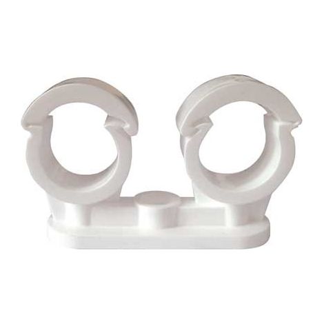 Talon 22mm Quick Lock Double Hinged Snap Over Pipe Clip 50 Per Box