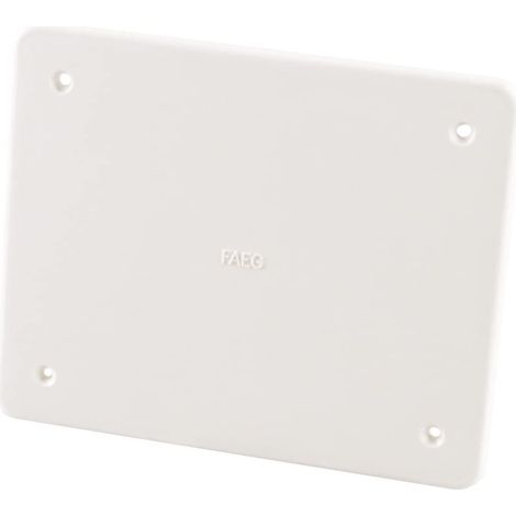 poly pool - coperchio per scatola di derivazione da incasso dimensione 161 x 130 mm bianco