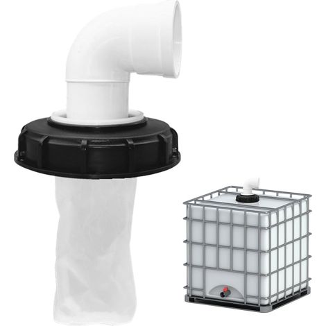 90°-IBC-Deckelfilter, Tankzubehör, 165-mm-IBC-Tankdeckel aus Nylon, waschbarer Filterdeckel für Regenwassertank (1/5)