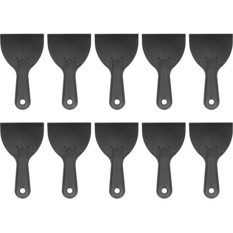 10 pcs Spachtelschaber 4" Breite 6mm dünne flexible Kunststoffspachtelmesser zum Auftragen, (1/5)