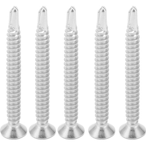 100 vis à tête fraisée cruciforme en acier inoxydable 304, longueur nominale 50 mm, M4.8-16 (1/5)