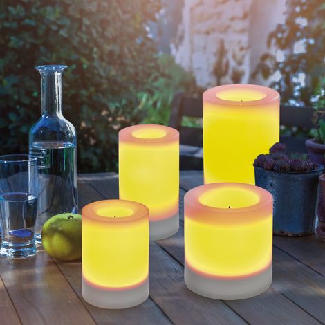 esotec Solar Leuchtkerzen Candela 4er SET LED-Kerzen wetterfest outdoor 102235 (1/5)