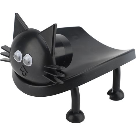 Soavoa Porte-Papier Toilette Chat Design Créatif Sans Perçage pour Salle de Bain et Chambre 1 Pièce (1/4)
