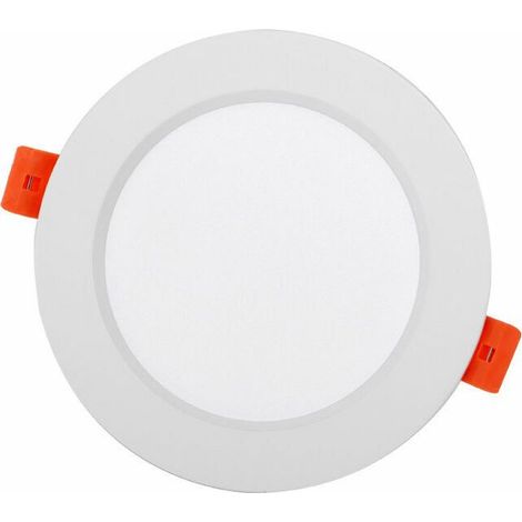 LED-Einbaustrahler, extraflach, 9 W, 220 V, Deckeneinbauleuchte für Badezimmer, Wohnzimmer, rund, 3000 K, warmweißes Licht [Energieklasse A++] (1/5)