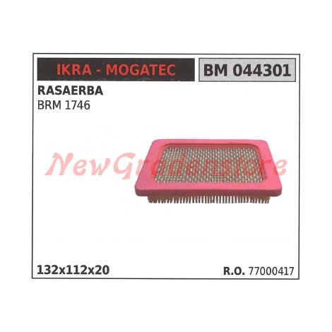 Filtro de aire IKRA cortacésped BRM 1746 044301