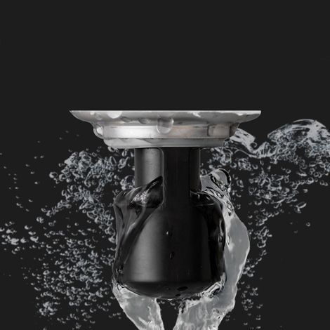 2 pièces Bonde de sol Bonde de douche Récupérateur de cheveux Panier d'évier Bonde G