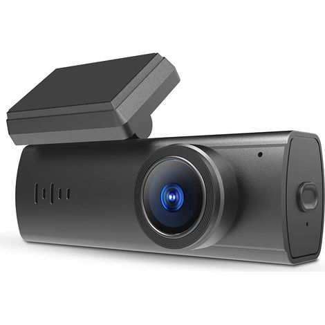 Cámara para salpicadero  1080p a 30 fps  2 MP  Wi-Fi  LCD  Visión nocturna  Negra