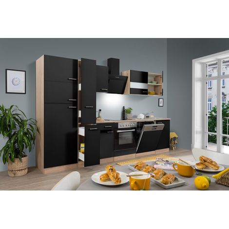 Cuisine Cuisine intégrée Chêne Noir Merle 310 cm Respekta (1/4)