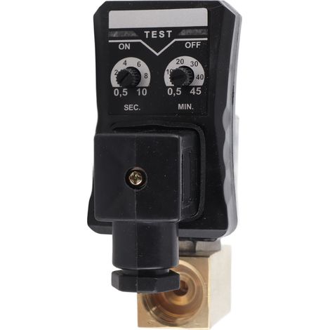 Vanne de purge électronique temporisée, vanne de purge automatique pour compresseur d'air et séchoir 110 V (1/5)