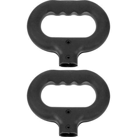 Poignée de Remplacement pour Chariot D'extérieur 2 Pièces en Plastique Antidérapante Ergonomique, Accessoires pour Chariots de Jardin, Camping et Courses – Poignée de (1/5)