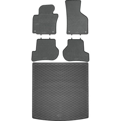 Volkswagen Golf VI Kombi / Variant de 09.2009-08.2013 SET - tapis de voiture en caoutchouc + tapis de coffre