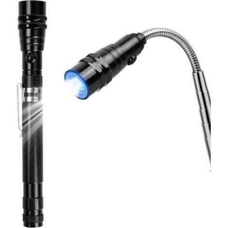 Outil Magnétique Télescopique Avec LED Gadget,Outil de Préhension Magnétique Télescopique avec LED,Outil de Ramassage Aimant Telescopique,Gadget Insolite Utile,Cadeau Homme Original (1/5)
