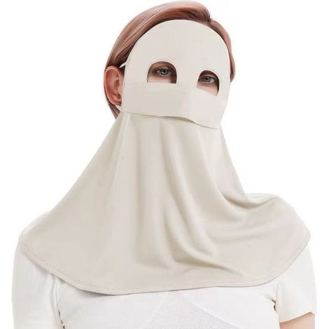 Masque intégral pour femme, protection UV UPF 50+, masque de sport respirant (1/5)