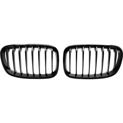 Grilles de course, design sportif, ajustement parfait, Noir Brillant (1/2)
