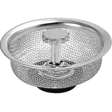 Bouchon de crépine d'évier (1 pièce), crépine d'évier de cuisine (84 mm) (1/5)