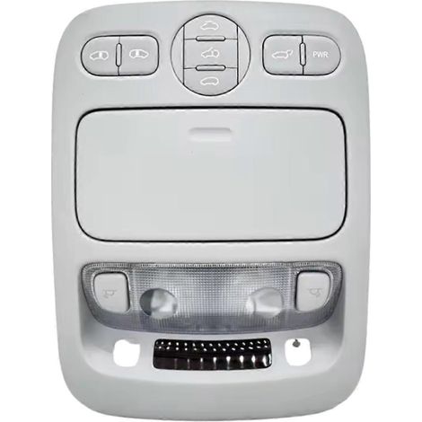 Lampe de console de pavillon grise OEM 92821-4D100 928214D100 avec interrupteur de toit ouvrant pour Kia Sedona 2006-2014 (1/5)