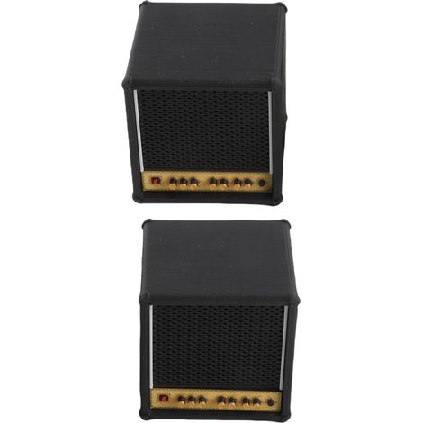 Guitar Pick Display Stand, Speaker-Shaped Desk Decoration with Multiple Slots for Guitar Pick Storage Organizer (1/5)