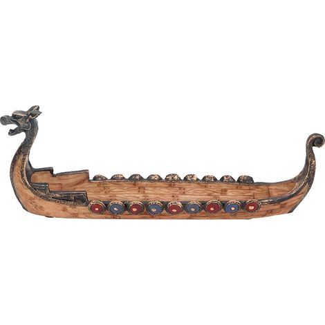 Brûle-encens artisanale en résine, charme dragon bateau, méditation décoration cadeau (sans bâtonnet) (1/5)