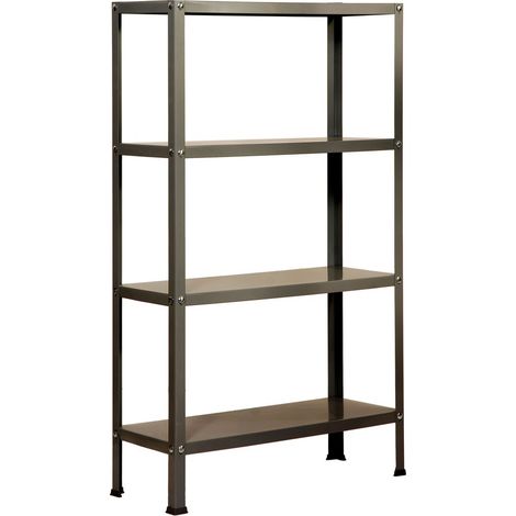 Simonrack Étagère métal grise 4 niveaux 100 kg (1/4)