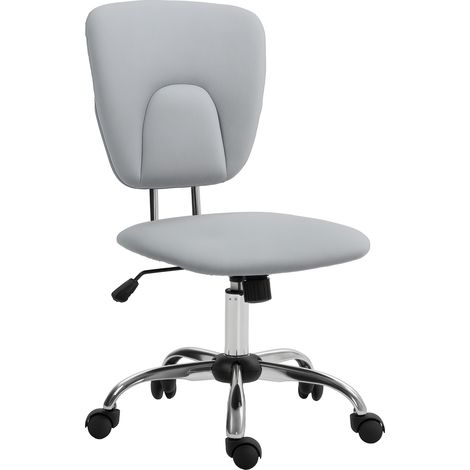 Chaise de bureau, gris, 50 x 54 x 87,5-96,5 cm, réglable, pour bureau, assise ergonomique, poste de travail maison