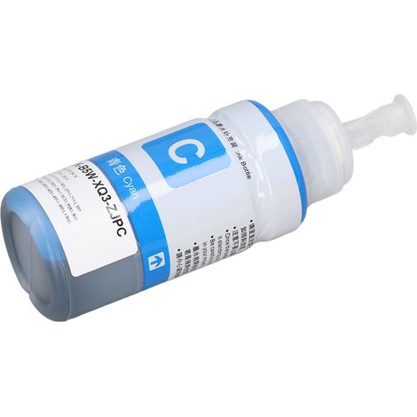 Bouteilles d'encre de rechange pour imprimantes 672 L360 L380 L351 L1300 L383 L565 (cyan) (1/5)