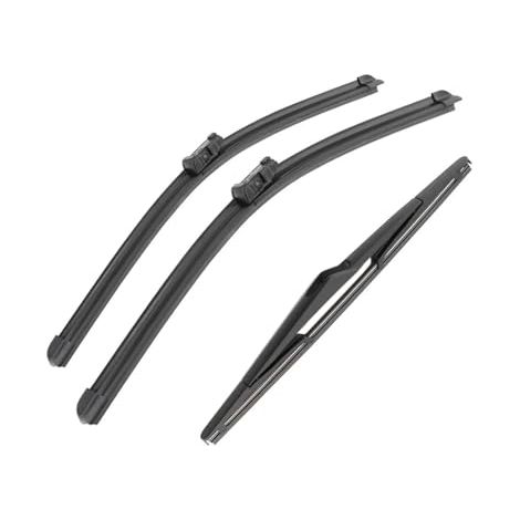 [JAMAIS UTILISÉ] Balais d'essuie-glace avant et arrière pour Ford Fiesta MK6 (2008, 2009, 2010, 2011, 2012, 2013, 2014, 2015, 2016) 26" + 15" + 12" (1/5)