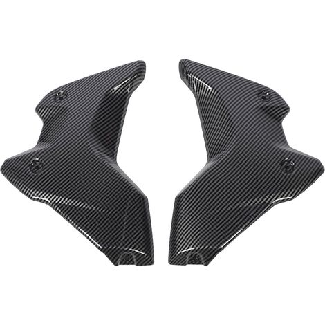 Copertura laterale anteriore del radiatore, protezione di ricambio per moto R1250GS LC R1250 GS R 1250GS 2018-2023, motivo fibra di carbonio. (1/5)