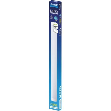 Regleta slim 30w 90,3x7,8x17,5cm 2900lm 6000k 90cm abs bl re