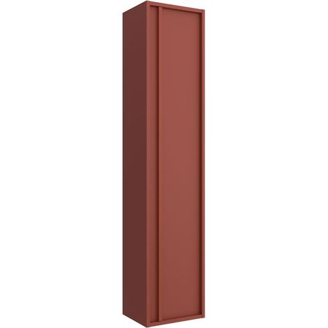 Armoire haute ATTILA 1400 ROUGE SATINÉ (1/2)