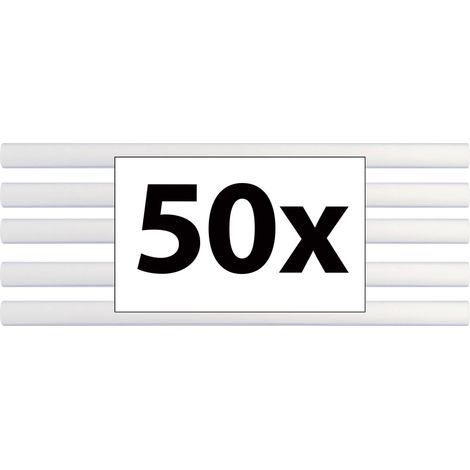TOOLCRAFT TC-11200X50T Bâtons de colle Ø 11 mm x (L) 200 mm transparent 1000 g 50 pc(s) (1/3)