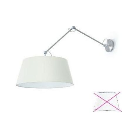 Applique EASY E27 1x60W nichel satinato (1/2)