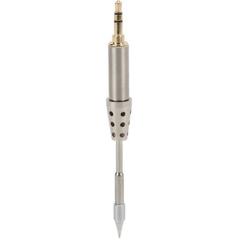 Universal-Lötkopf aus Aluminiumlegierung, Mini-Lötspitze, hitzebeständig, für elektrische Lötkolben, passend für TS80PTSB02, spitz. (1/5)