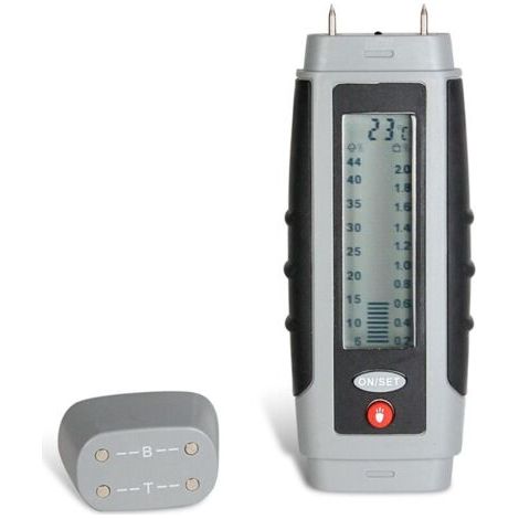 Testeur humidité digital, bois/plâtre, LCD, LED
