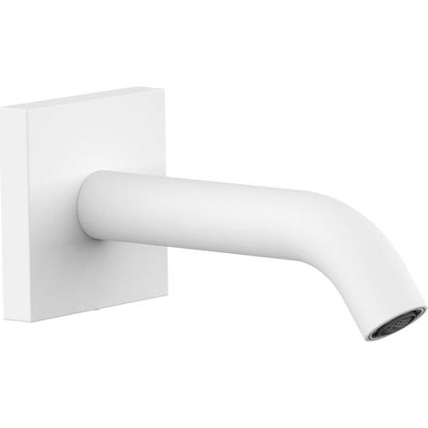 TRES 21018107BM COMPLEMENTOS DE GRIFERÍA Caño Fijo De Pared Color Blanco Mate - ref: 21018107BM