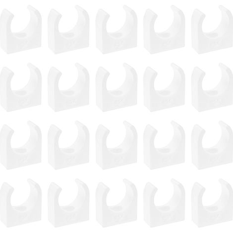 20Pcs Collier de Serrage pour Tuyau d'eau 18mm Collier de Serrage en U pour Tuyau de Gaz Collier de serrage en Plastique pour Tuyau de Jardin Connecteur de Tuyau d'irrigation (1/5)