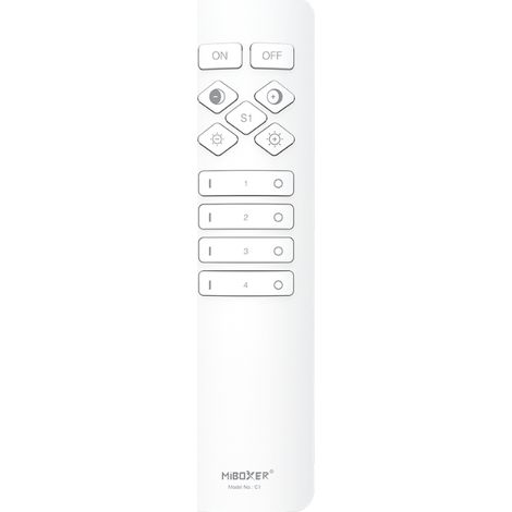 Telecomando MiBoxer C1 (4 zone, monocromatico, riproduzione a colori) – bianco