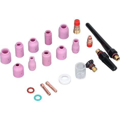 Kit 55 pièces accessoires torche TIG, joint de rechange pour WP-17, WP-18, WP-26 (1/5)